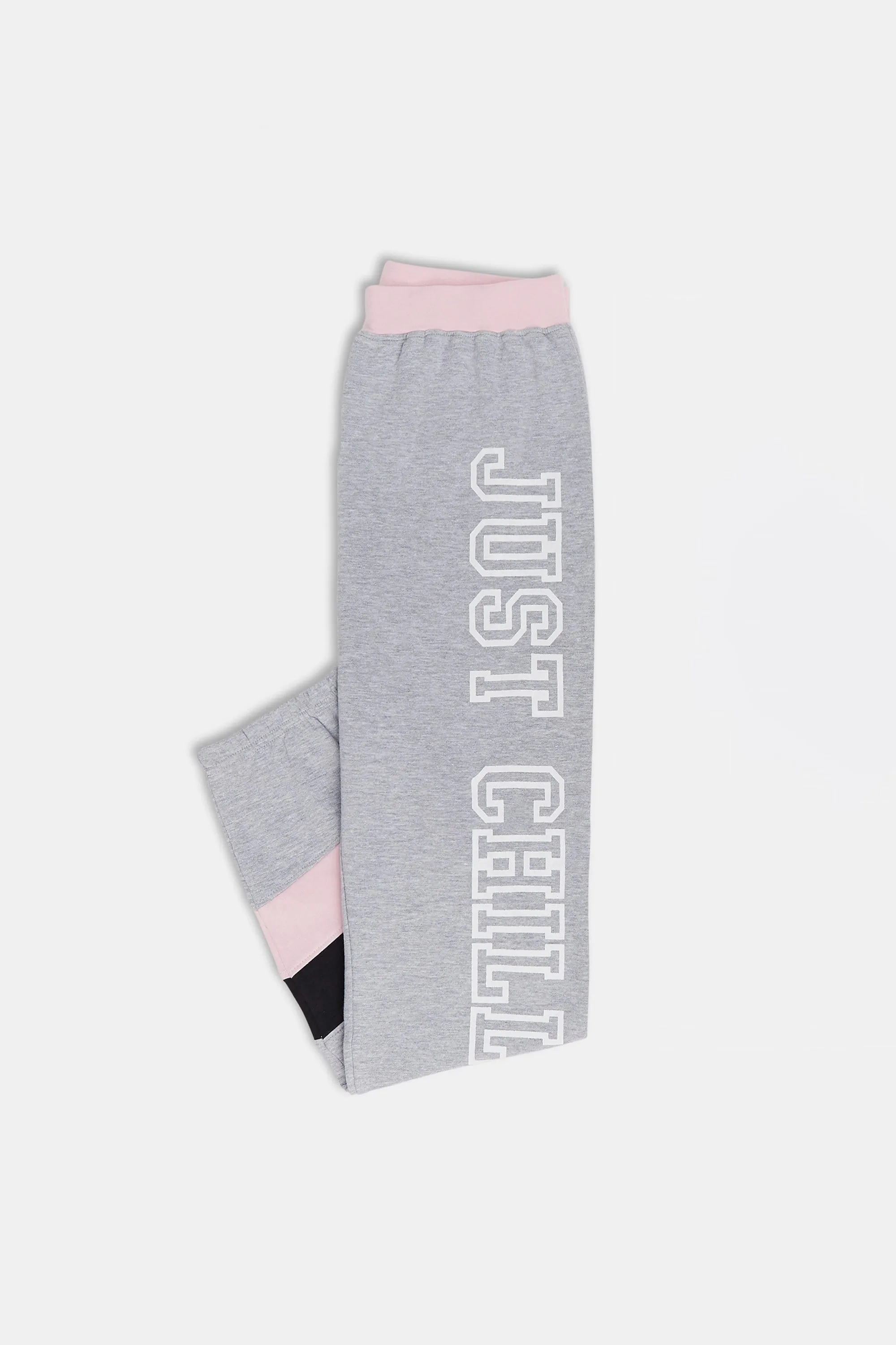 Just Chill Slogan Jogger