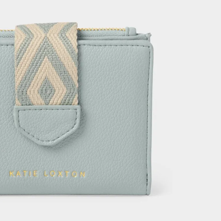 Katie Loxton Hallie Hallie Wallet in Duck Egg Blue