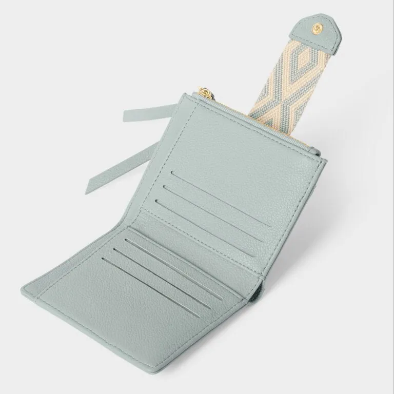 Katie Loxton Hallie Hallie Wallet in Duck Egg Blue