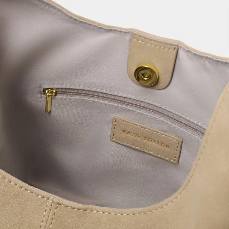 Katie Loxton Laila Shoulder Bag in Light Taupe