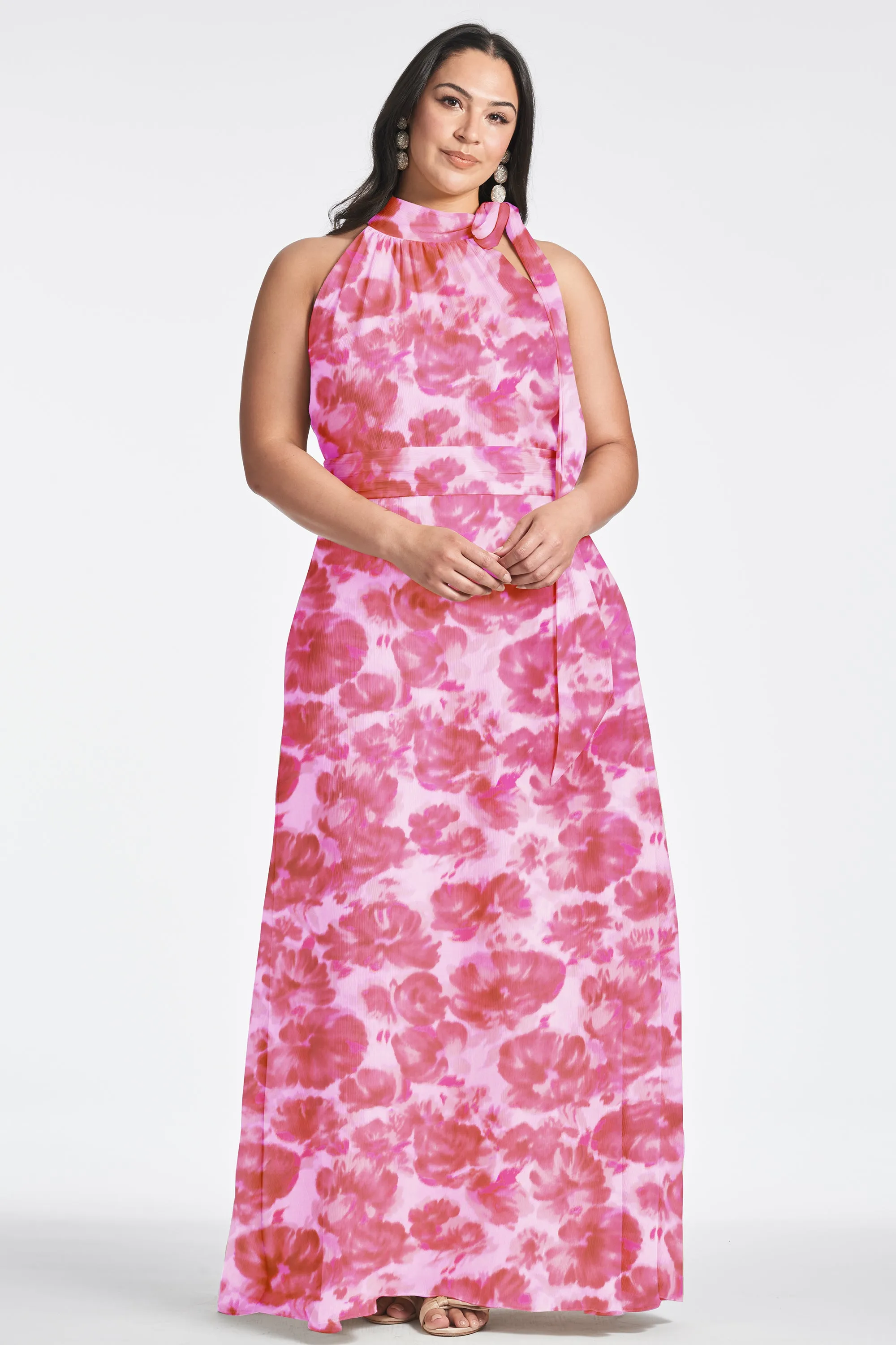 Kayla Gown - Pink Fantasia Bloom - Final Sale