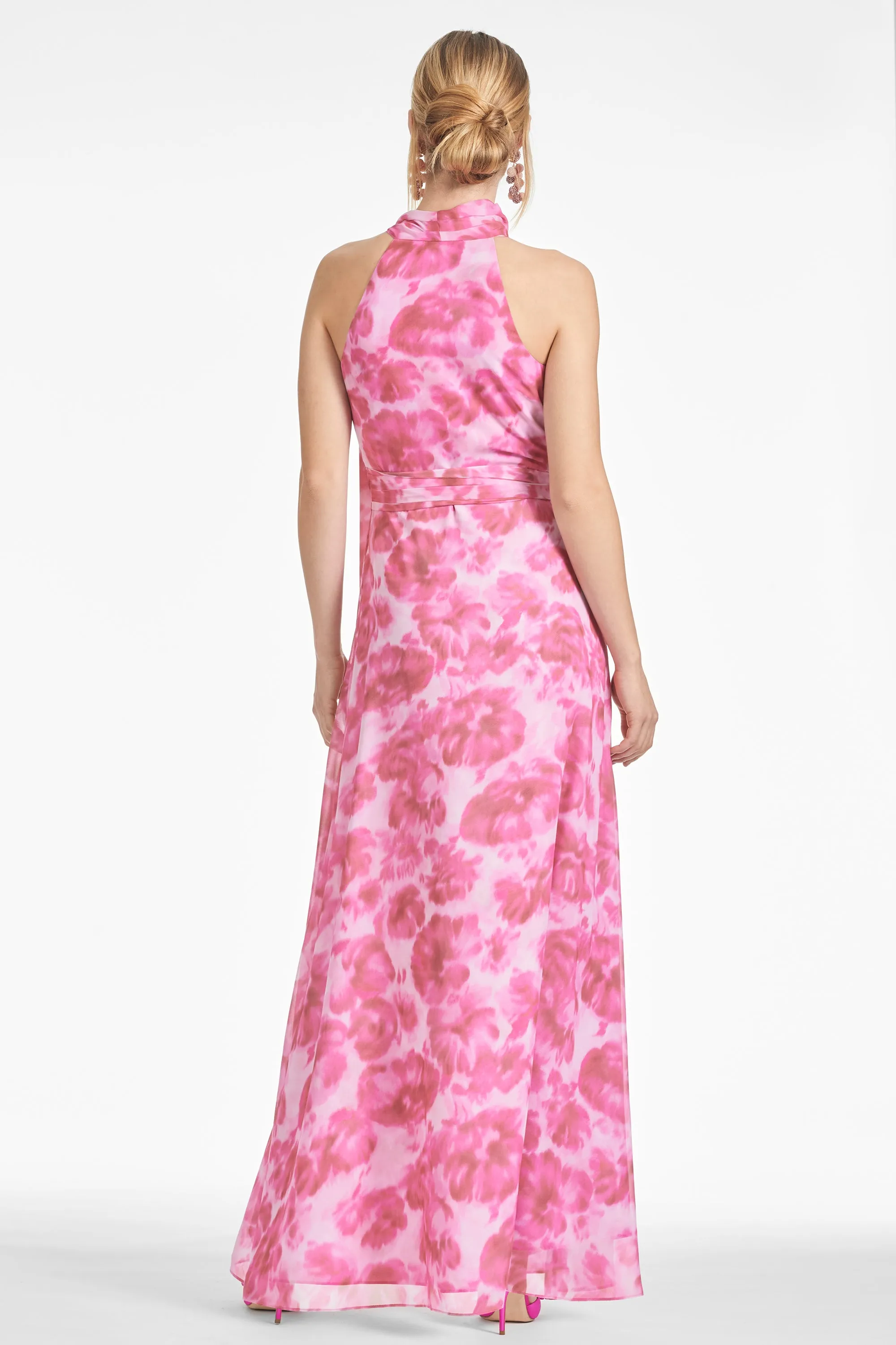 Kayla Gown - Pink Fantasia Bloom - Final Sale