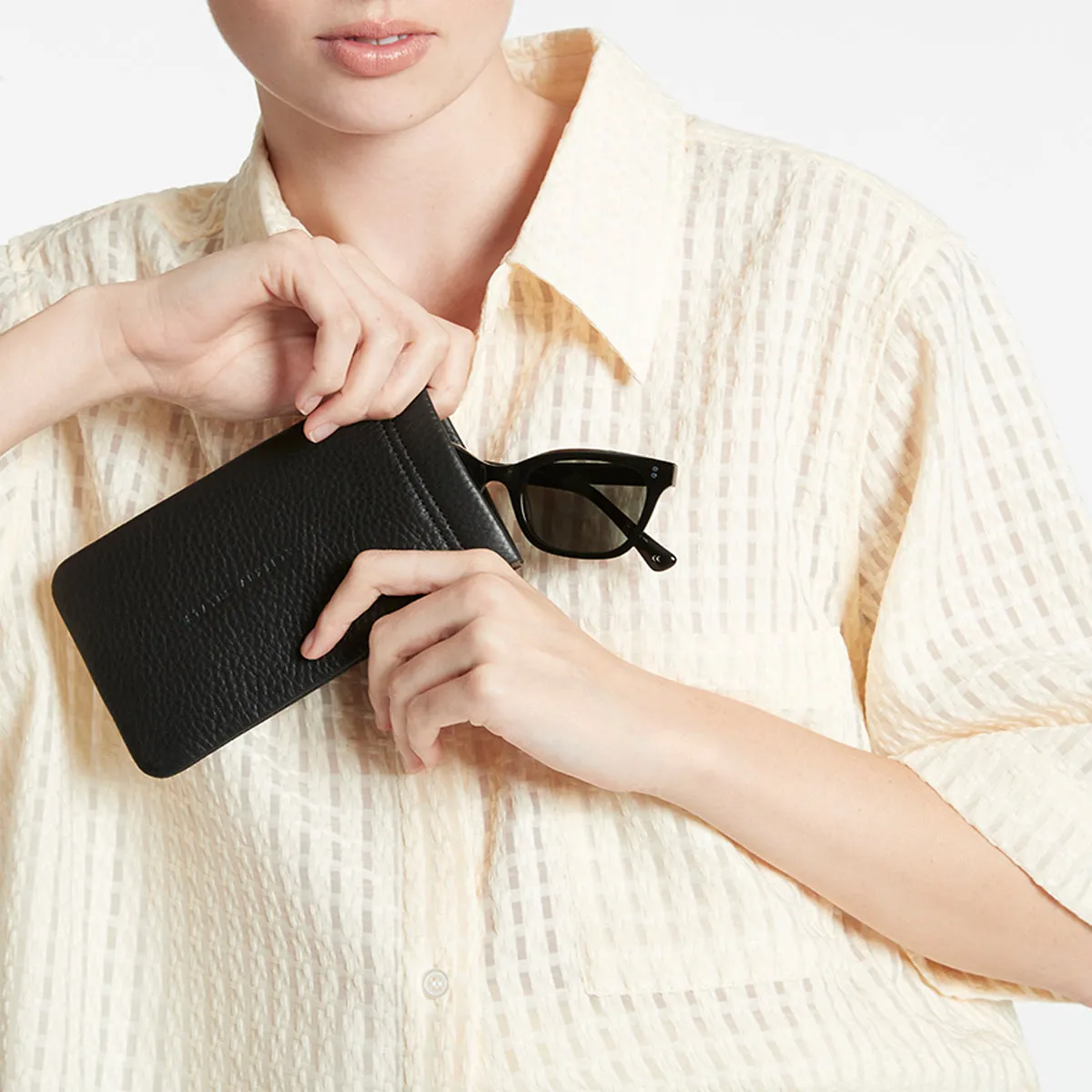 Keepsake Sunglasses Case - Black