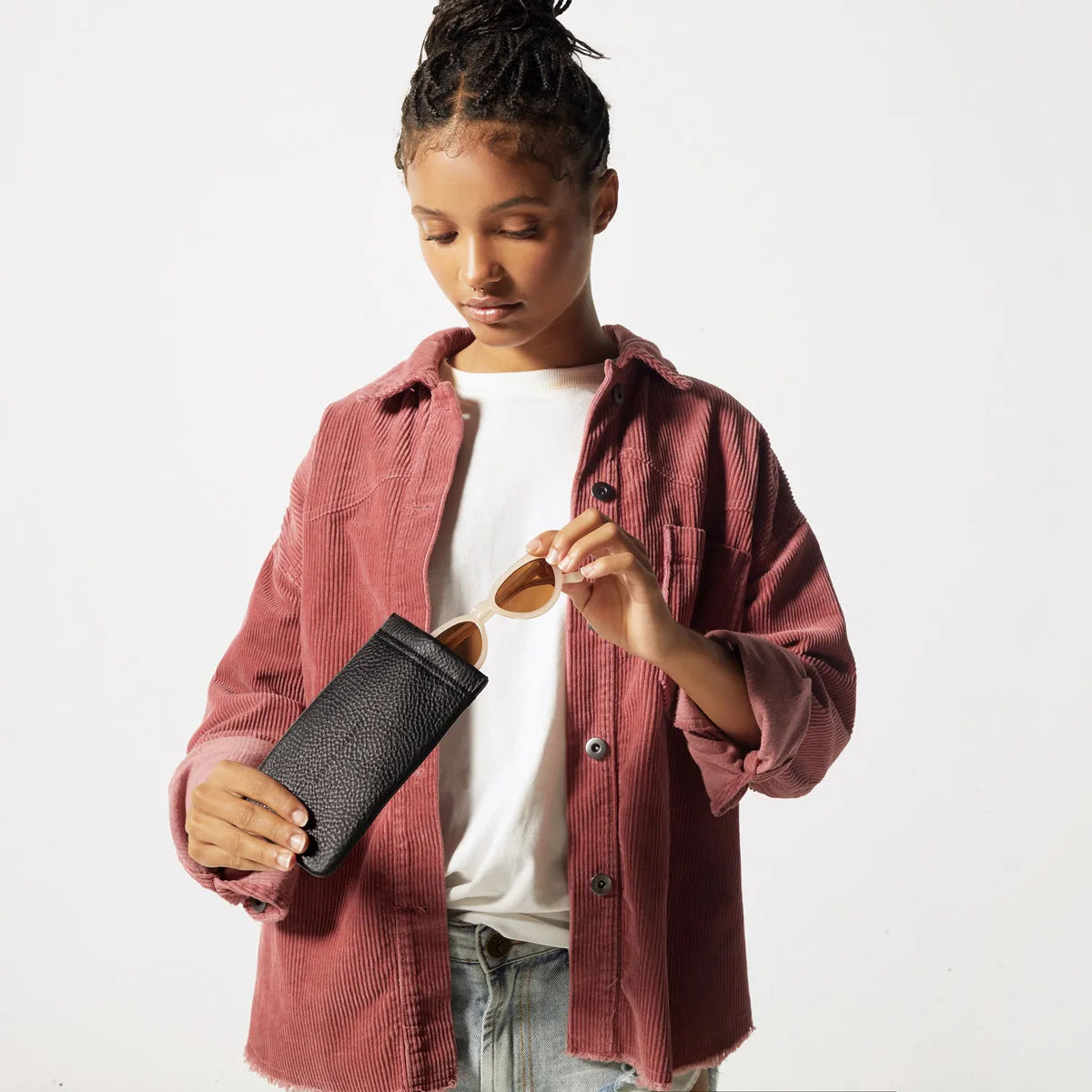 Keepsake Sunglasses Case - Black