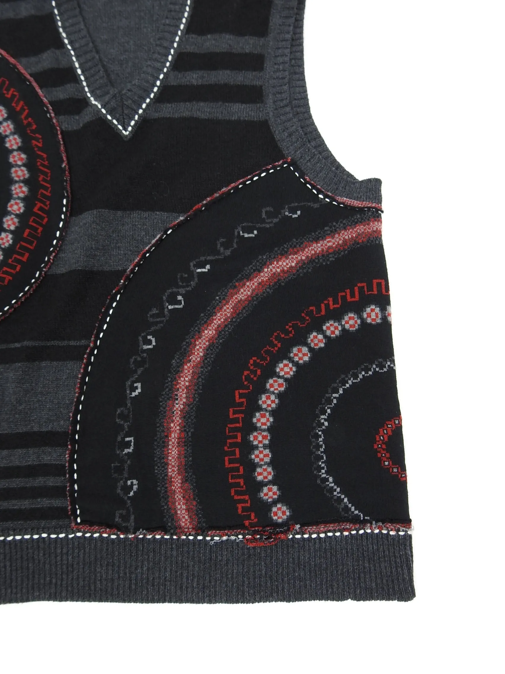 Kenzo Grey Knit Vest Size Large