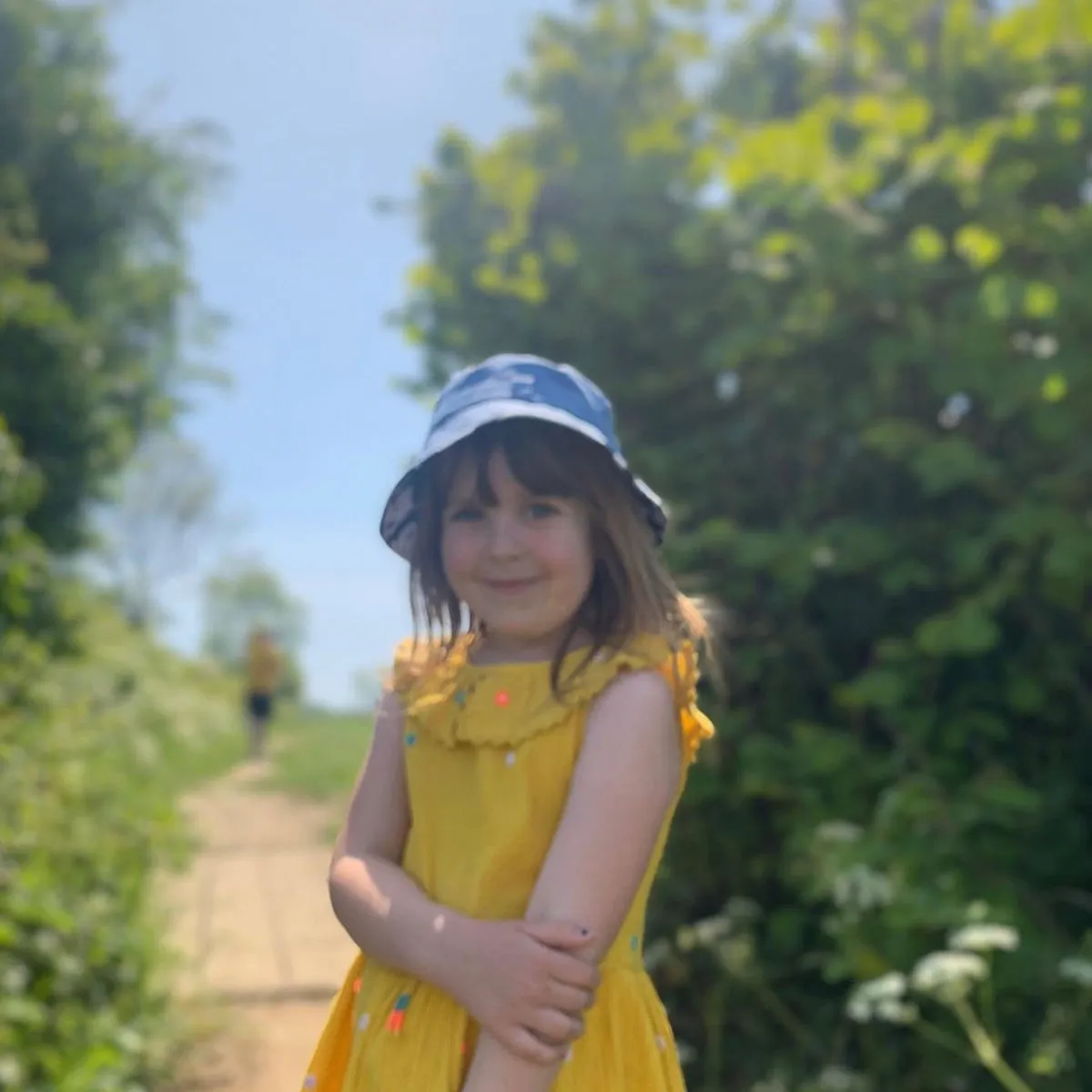 Kids Adventurer Bucket Hat: Denim Blue