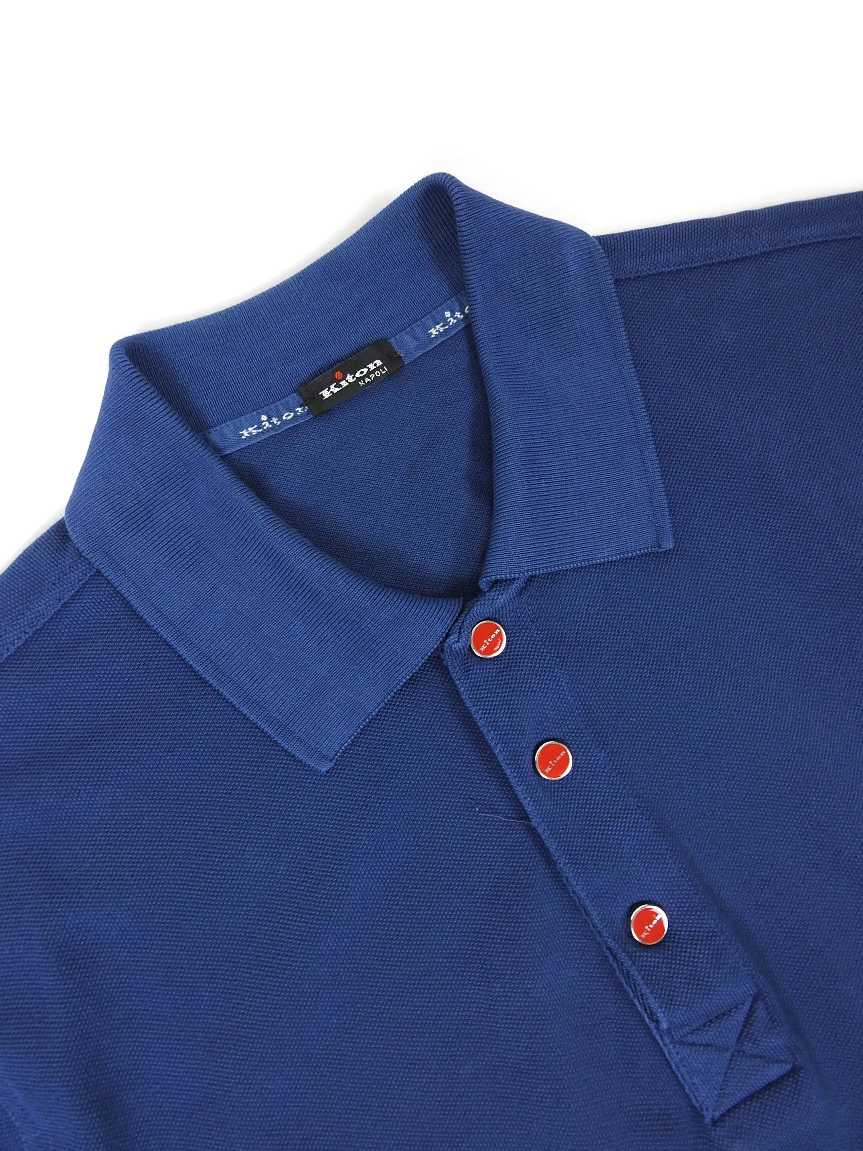 Kiton Pique Polo Size Large