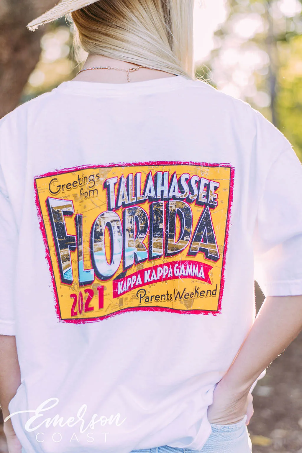 KKG Greetings From Tallahassee Parents Weekend Tee