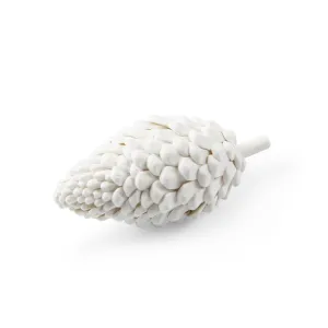 Laying Pine Cone / Blanc de Chine