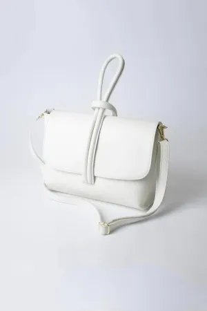 Leather Perugia Bag in White