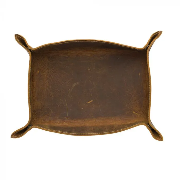 Leather Tray Organizer