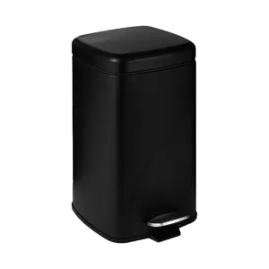 Legend Square Soft Close 20lt Bin Black