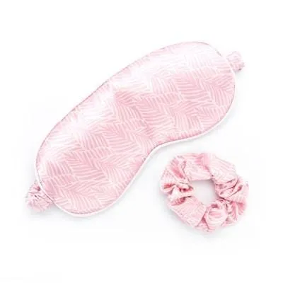 Lemon Lavender Five More Minutes Silky Satin Eye Mask & Scrunchie Set