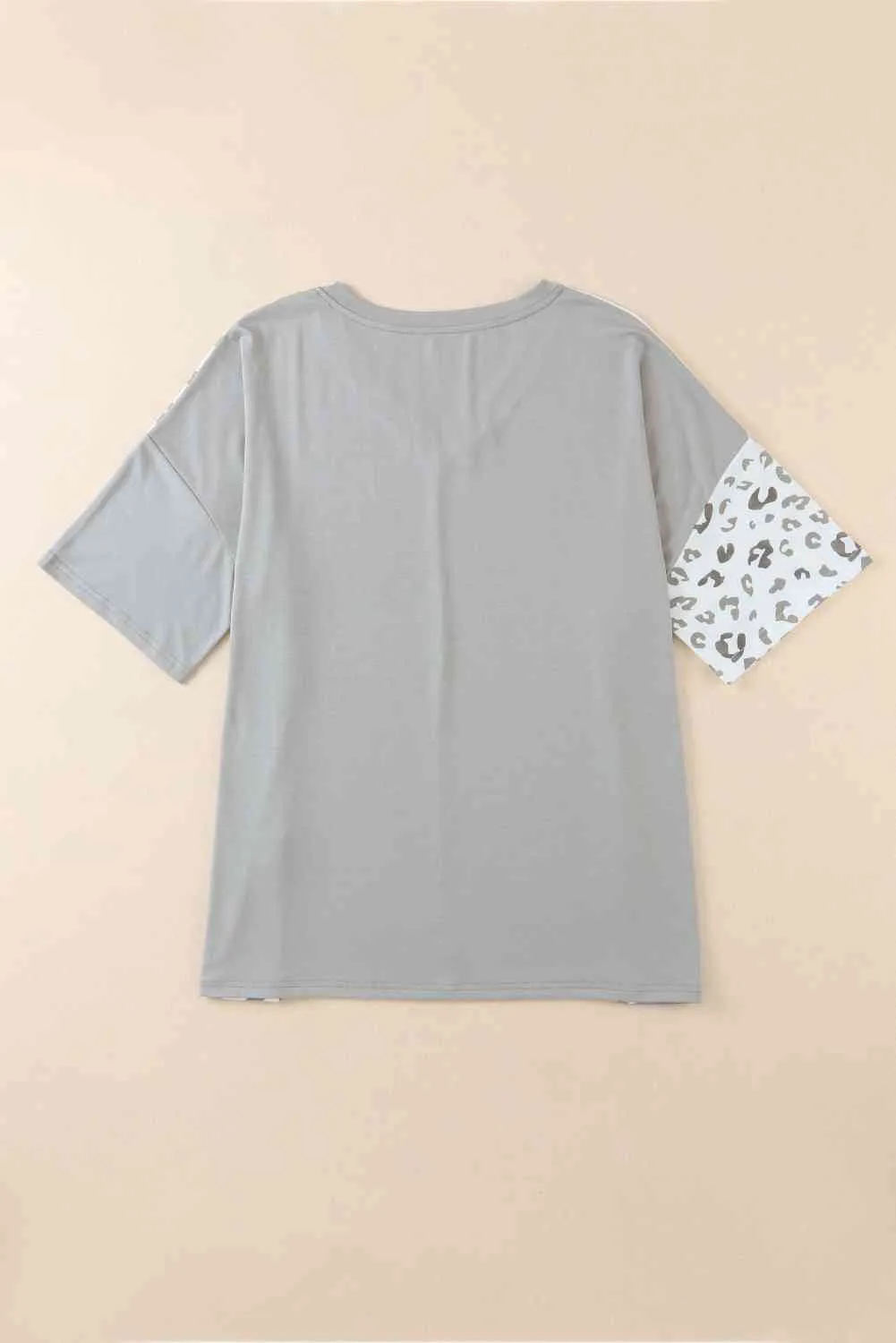 Leopard V-Neck T-Shirt