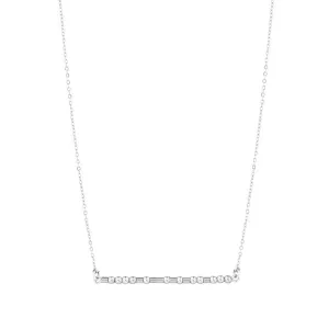 LIFE IS BETTER WITH A SISTER - MORSE CODE NECKLACE