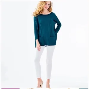 LILLY PULITZER Oversize Cobo Sweater Inky Tidal