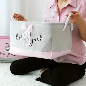 Little Girl Storage Bucket