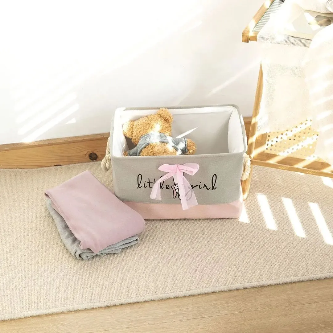 Little Girl Storage Bucket