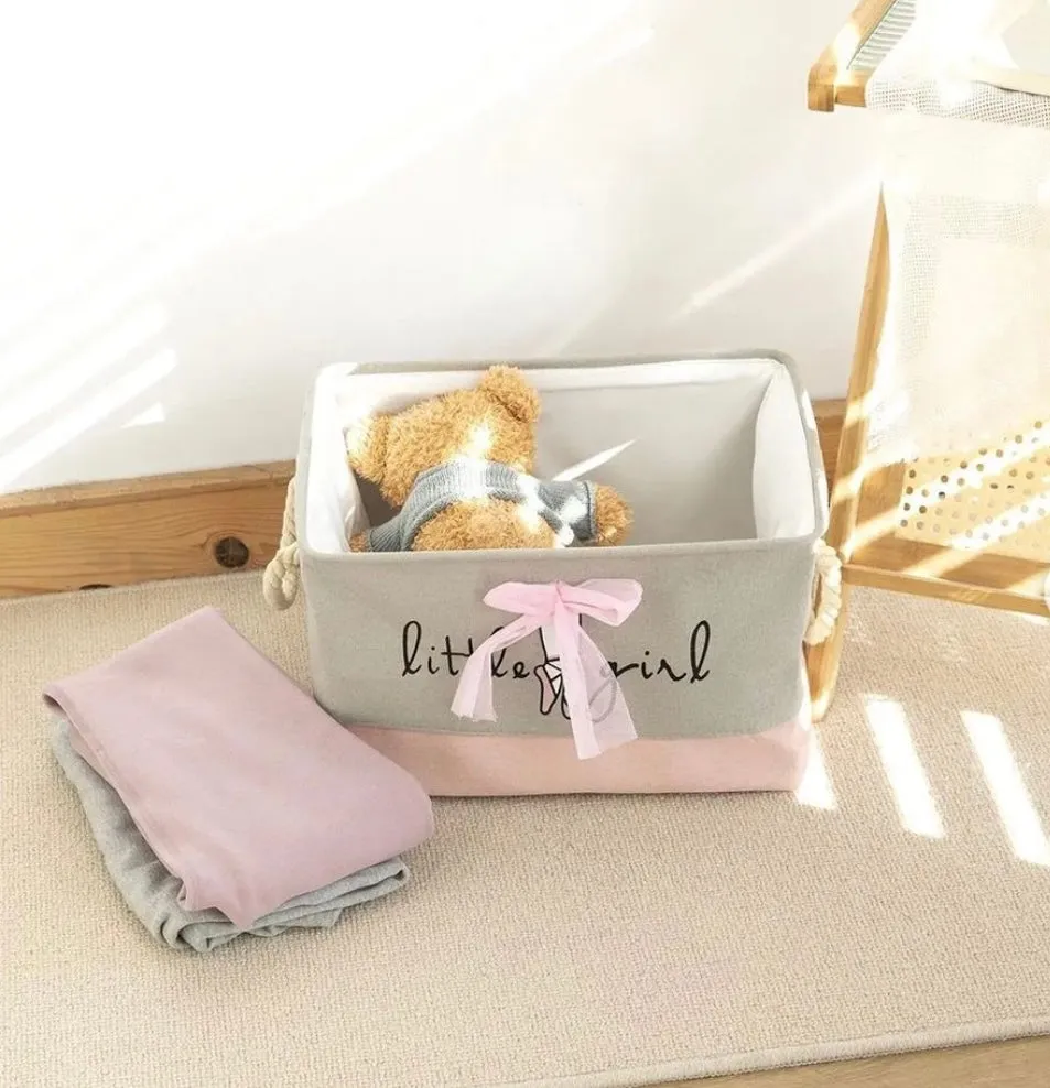Little Girl Storage Bucket