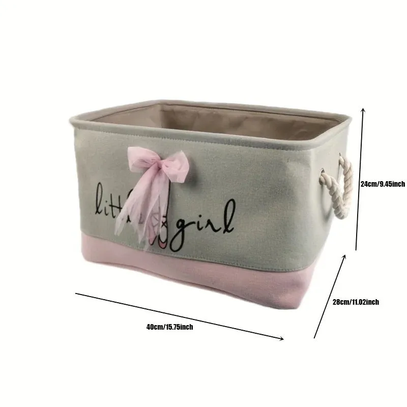 Little Girl Storage Bucket