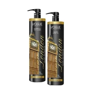 London Fashion Brush Straightening Blowout Treatment Smoothing Kit 2x1L - Vogue