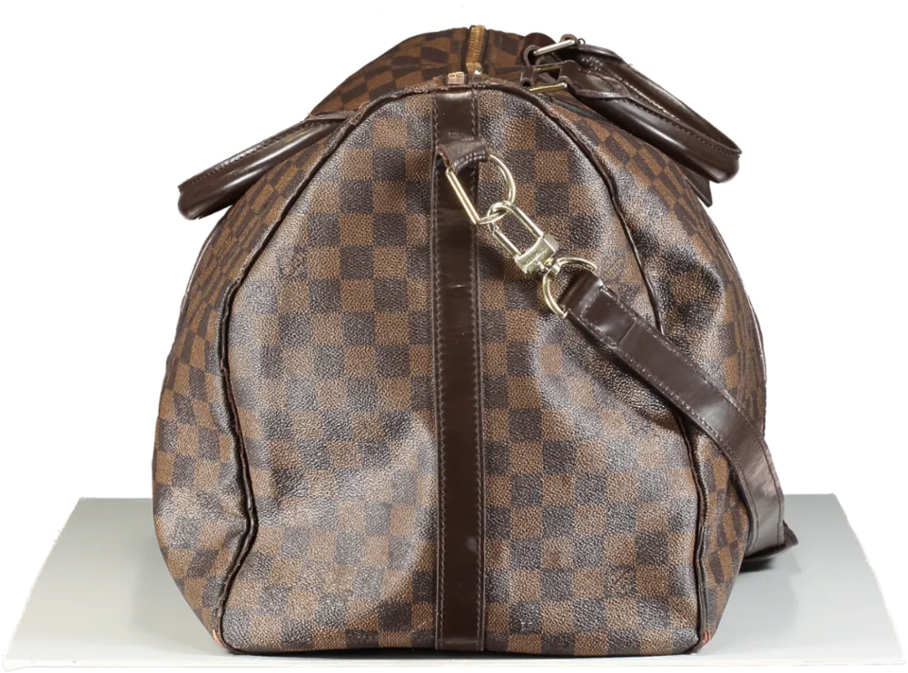 Louis Vuitton Brown Keepall Bandoulière 55 Weekend Bag