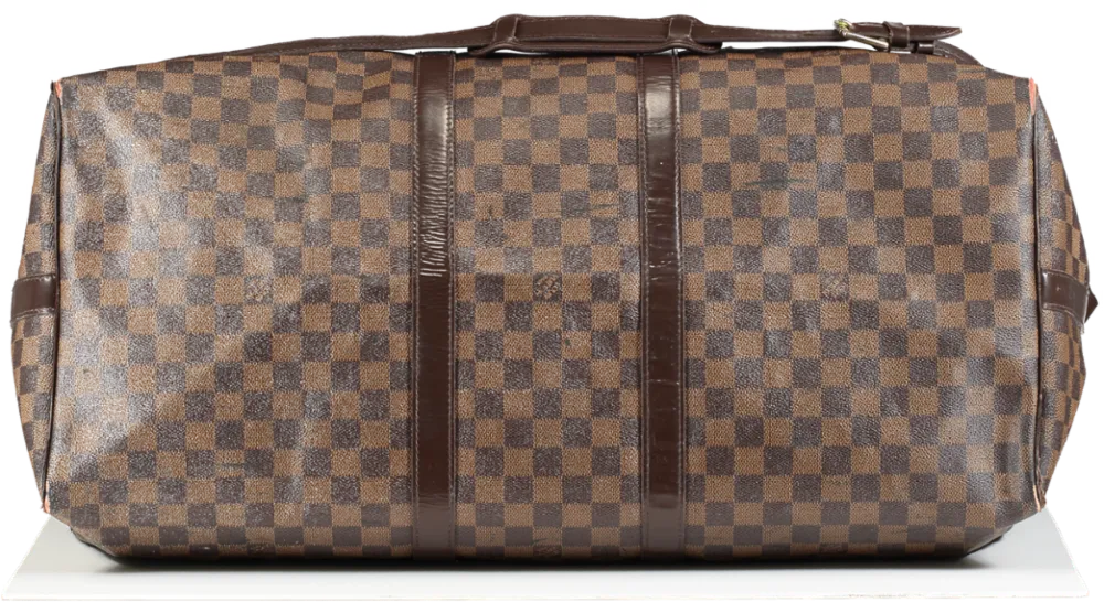 Louis Vuitton Brown Keepall Bandoulière 55 Weekend Bag