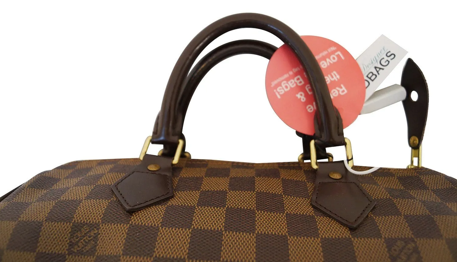 LOUIS VUITTON Damier Ebene Speedy 30 Handbag