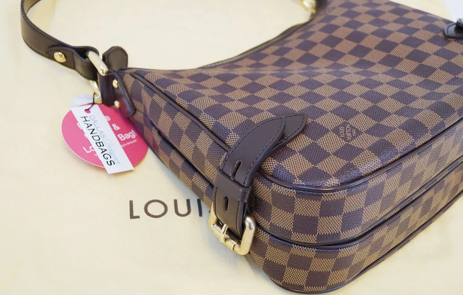 LOUIS VUITTON Highbury Damier Ebene Shoulder Handbag