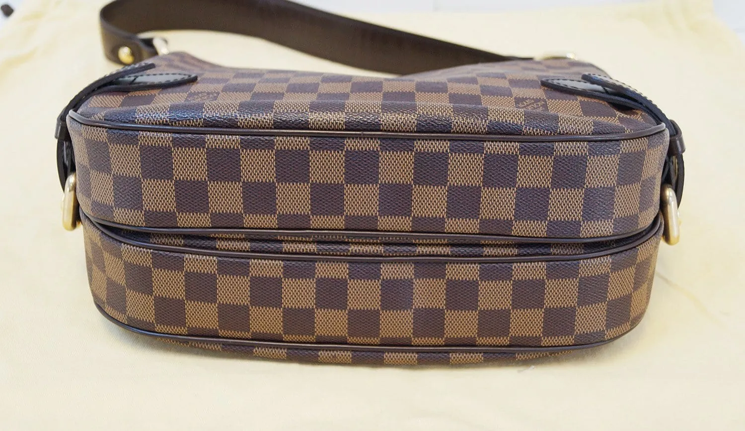 LOUIS VUITTON Highbury Damier Ebene Shoulder Handbag