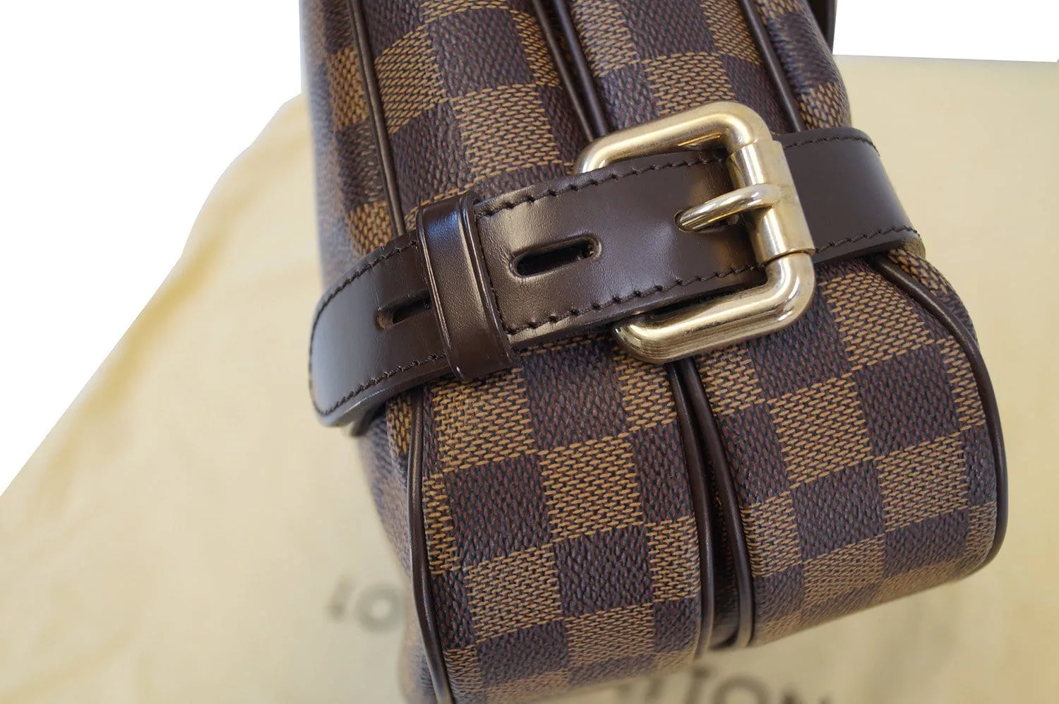 LOUIS VUITTON Highbury Damier Ebene Shoulder Handbag