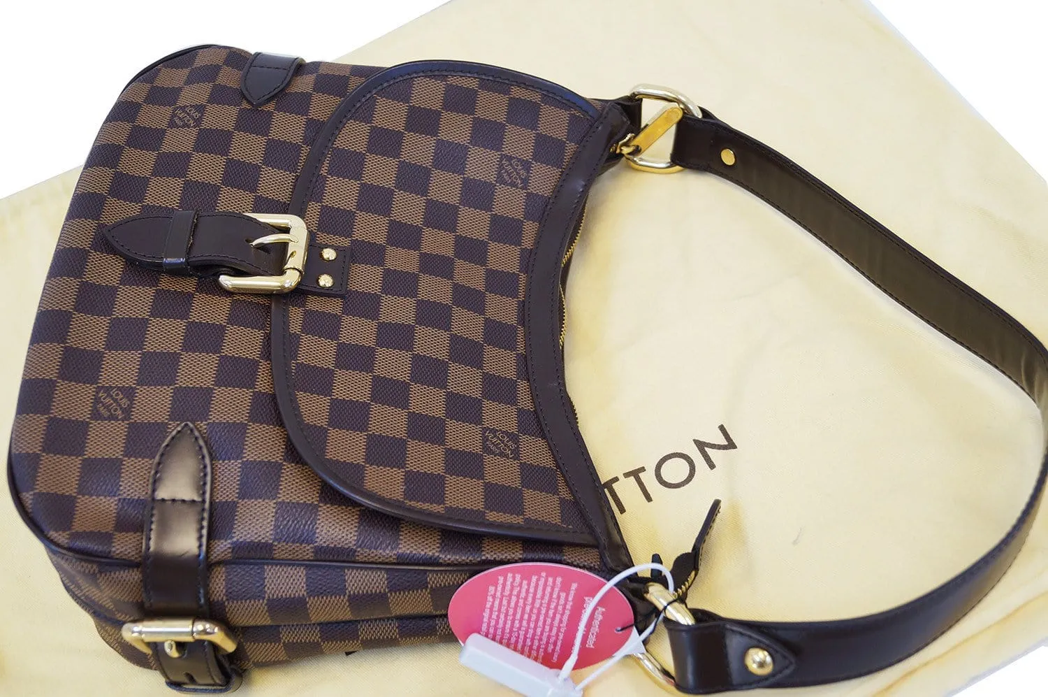 LOUIS VUITTON Highbury Damier Ebene Shoulder Handbag