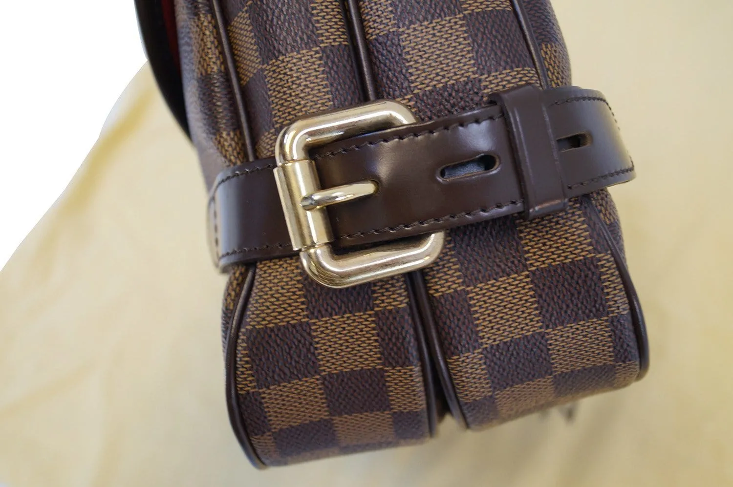 LOUIS VUITTON Highbury Damier Ebene Shoulder Handbag