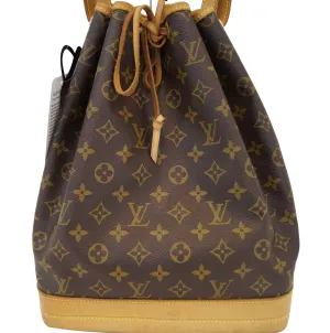 LOUIS VUITTON Monogram Canvas Noe Large Shoulder Bag