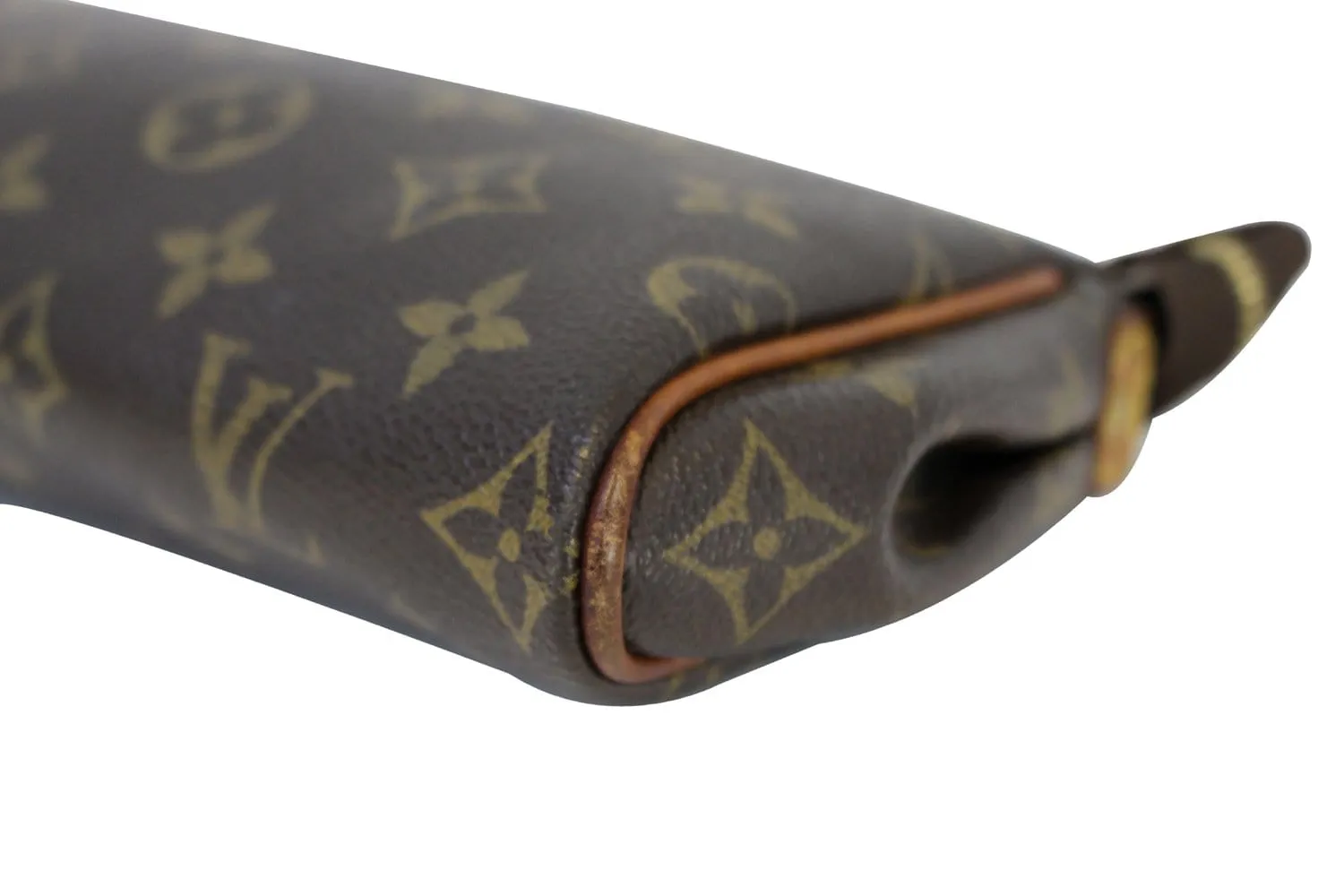 LOUIS VUITTON Monogram Pochette Eva Clutch Shoulder Bag