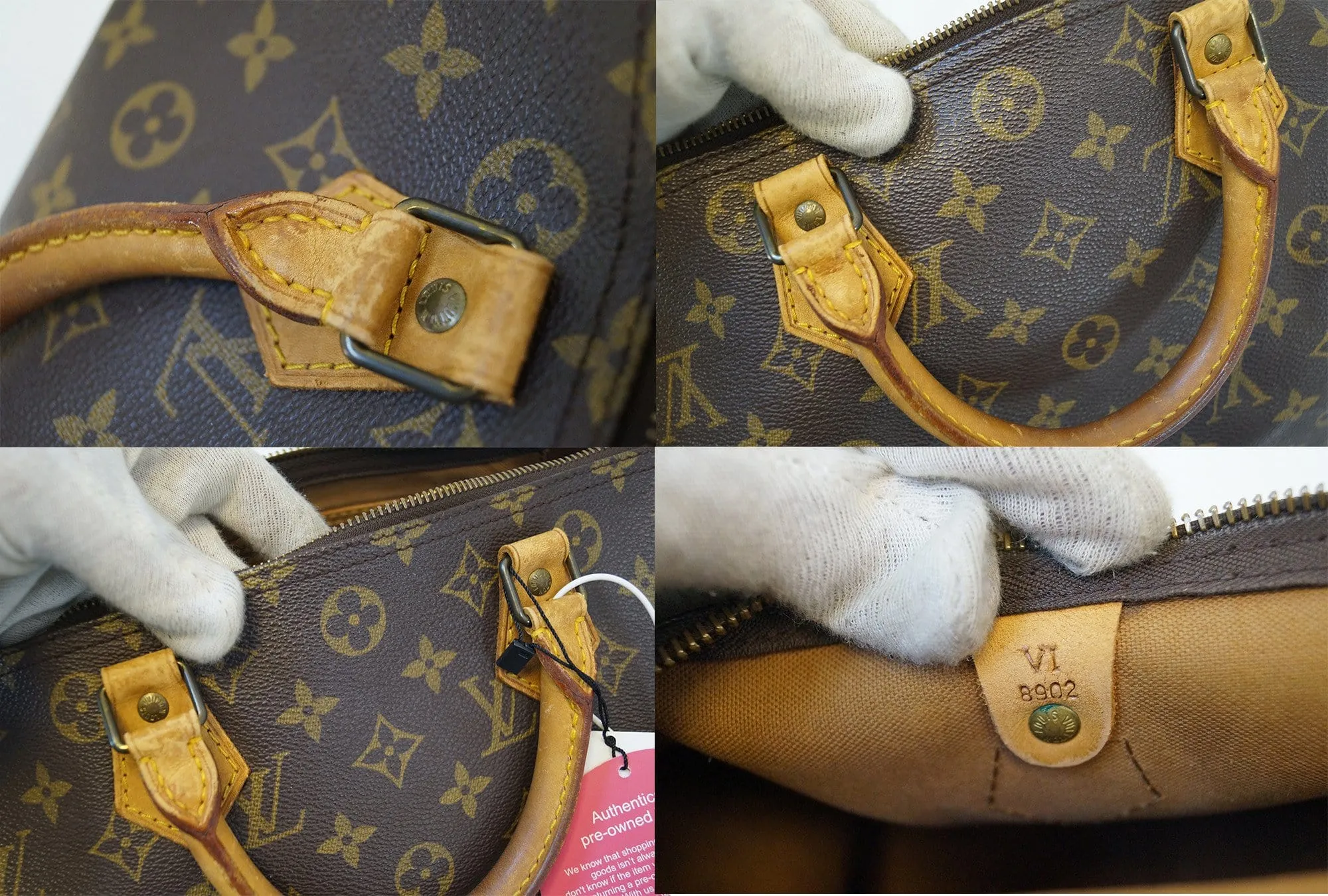 LOUIS VUITTON Monogram Speedy 30 Handbag