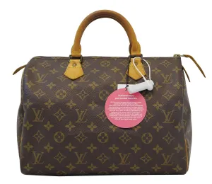 LOUIS VUITTON Monogram Speedy 30 Handbag