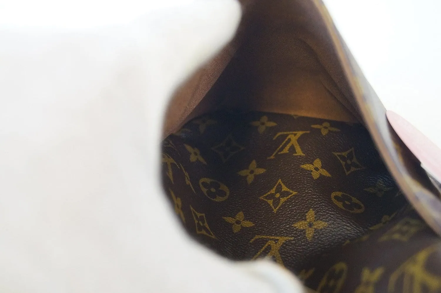 LOUIS VUITTON Monogram Totally Pm Brown Shoulder Handbag