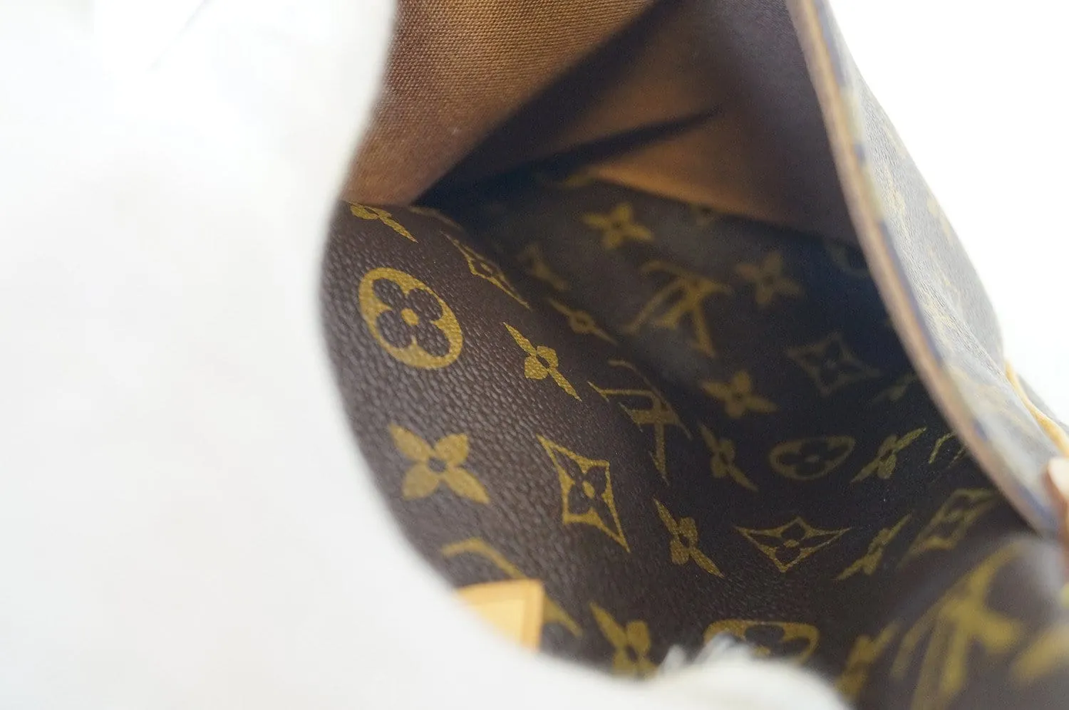 LOUIS VUITTON Monogram Totally Pm Brown Shoulder Handbag