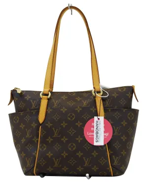 LOUIS VUITTON Monogram Totally Pm Brown Shoulder Handbag