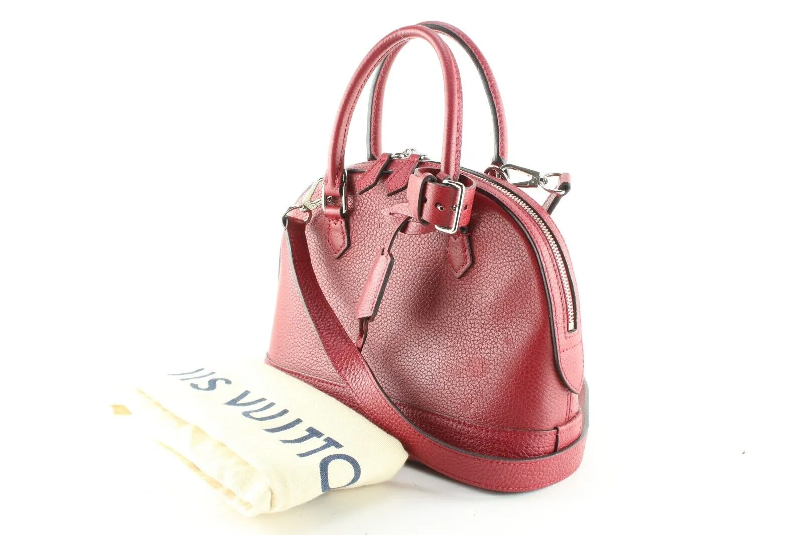 Louis Vuitton Red Taurillon Leather Alma PPM 1LVS523K