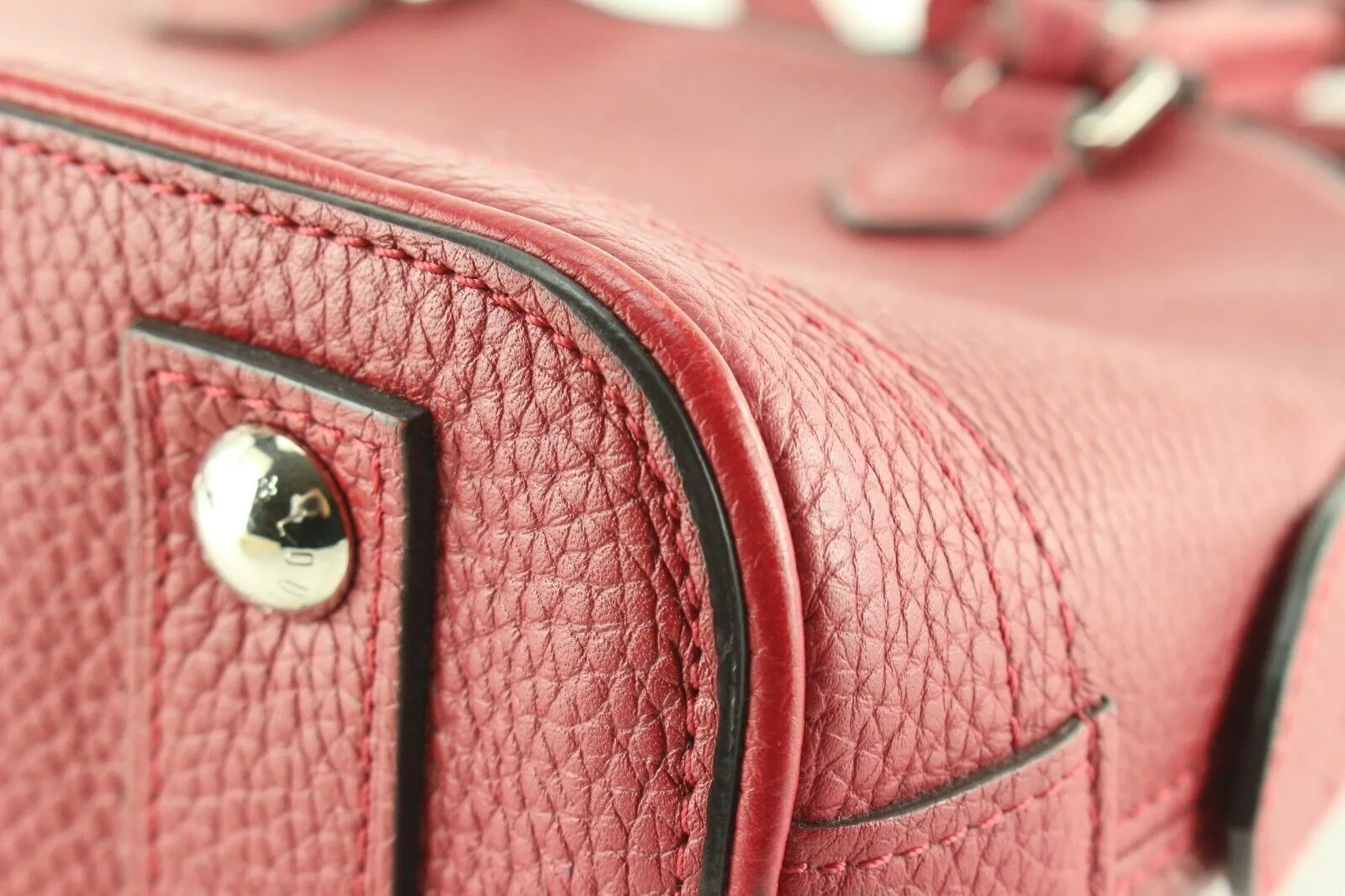 Louis Vuitton Red Taurillon Leather Alma PPM 1LVS523K