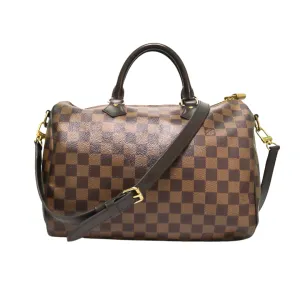 LOUIS VUITTON SPEEDY BANDOULIERE 30 DAMIER EBENE