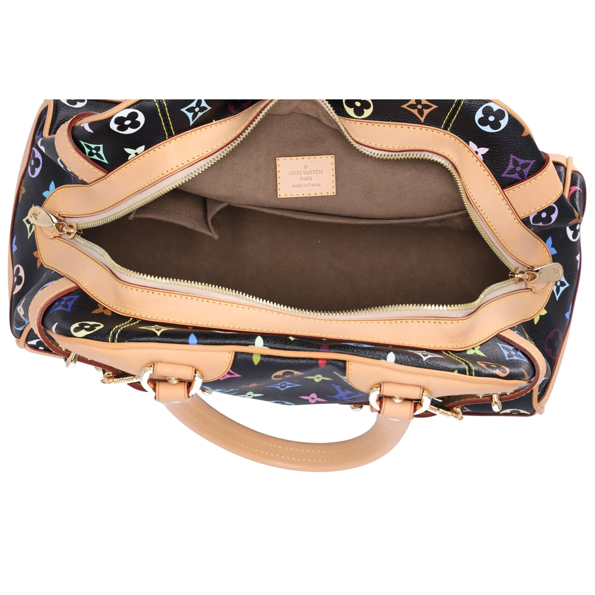 Louis Vuitton x Takashi Murakami Claudia Monogram Multicolor Handbag M40194 Noir