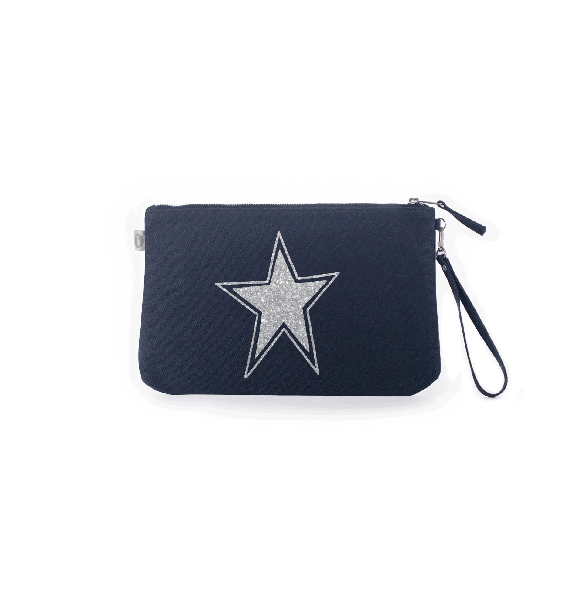 Luxe Clutch with Wristlet: Navy