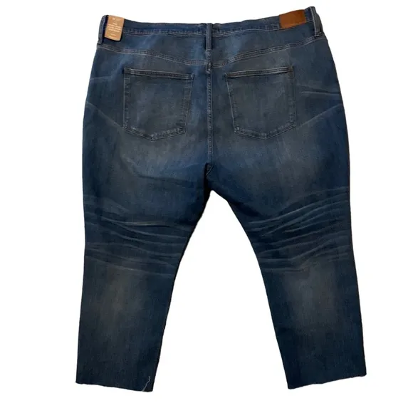 Madewell | The High-Rise Slim Crop Boy Jean Raw Hem 37 NWT