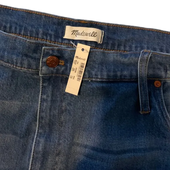 Madewell | The High-Rise Slim Crop Boy Jean Raw Hem 37 NWT