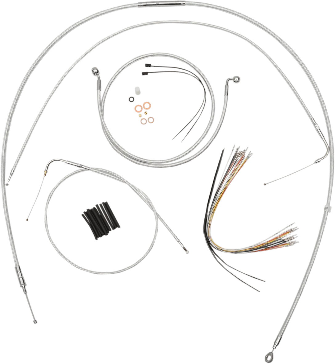 Magnum 387141 Sterling Chromite II Handlebar Installation Kit for 12-14in. Ape