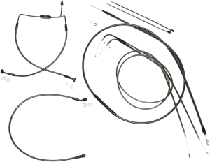 Magnum 487284 Black Pearl Handlebar Installation Kit for 10in. Ape