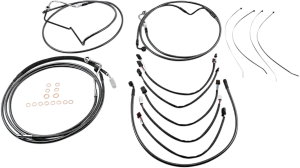 Magnum 487412 Black Pearl Handlebar Installation Kit for 15-17in. Ape